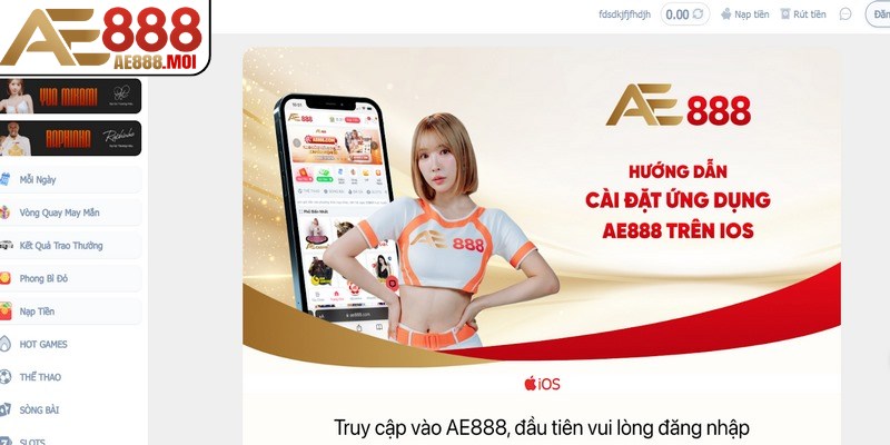 Hướng Dẫn Tải Apps AE888 - Bước Ngoặt Trải Nghiệm Cá Cược 6 Ứng dụng được tối ưu hóa mã nguồn giúp trải nghiệm mượt mà