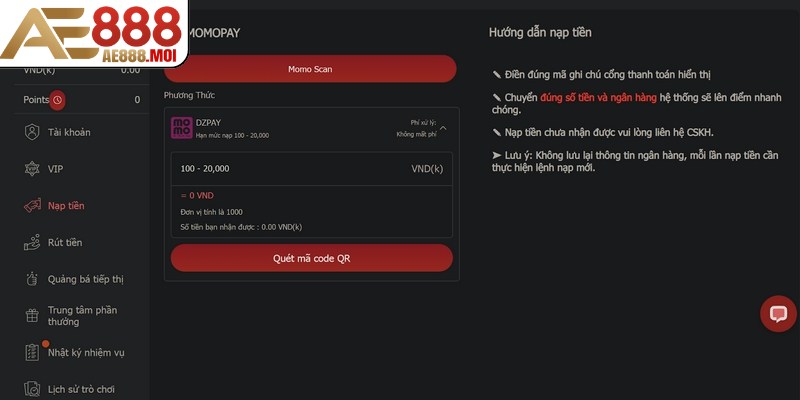 Nạp Tiền AE888 Nhanh Chóng – Bắt Đầu Chơi Ngay Hôm Nay 7 Tìm hiểu phương thức nạp tiền AE888 được đánh giá nhanh nhất